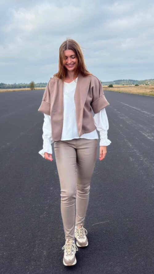 Jasje Camilla taupe-Blazers Label-L