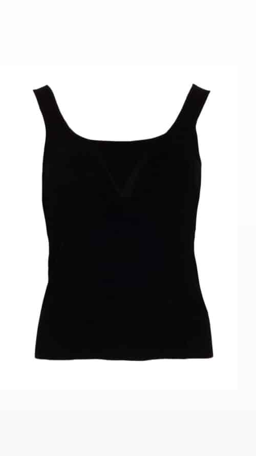 Top Destina black azzurro -tops Label-L