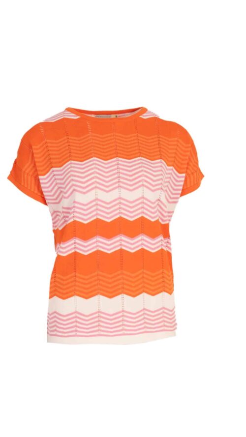 Top Lyla zig zag azzurro tops Label-L 1